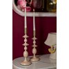 Mauro Ferretti Kandelaar Gemini rosa – 2-delige set Ø 10x29 cm & Ø 10x33 cm
