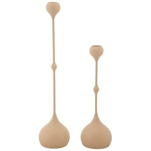 Mauro Ferretti Kandelaar Slimmy roze – 2-delige set...