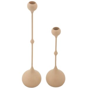 Mauro Ferretti Kandelaar Slimmy roze – 2-delige set...