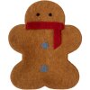 Clayre & Eef 66290 Vilt Schaal Peperkoekmannetje 19x16x4 cm