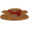 Clayre & Eef 66290 Vilt Schaal Peperkoekmannetje 19x16x4 cm