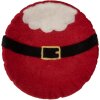 Clayre & Eef 66291 Vilt Schaal Kerstman 18x4 cm