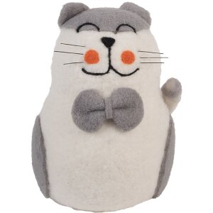 Clayre & Eef 66294 Viltkat 14x14x20 cm