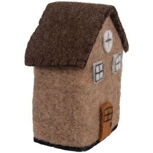 Clayre & Eef 66296 Vilt Huis 12x7x14 cm