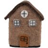 Clayre & Eef 66296 Vilt Huis 12x7x14 cm