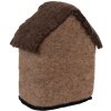 Clayre & Eef 66297 Vilt Huis 12x7x14 cm Decoratief