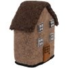 Clayre & Eef 66297 Vilt Huis 12x7x14 cm Decoratief