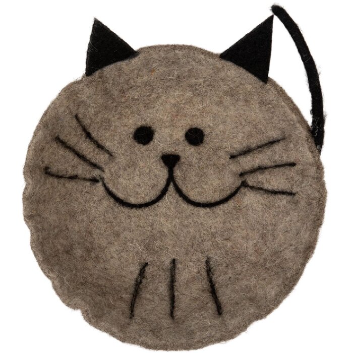 Clayre & Eef 66300 Vilt Schaal Hond 18x18x6 cm