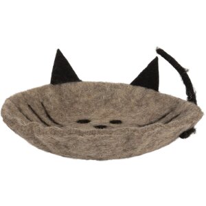 Clayre & Eef 66300 Vilt Schaal Hond 18x18x6 cm