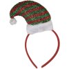 Clayre & Eef 66353 Haarband met kerstmuts 12x6x22 cm