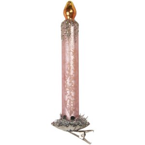 Clayre & Eef 6GL5253 Kerstornament met Kandelaar...