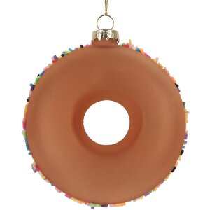 Clayre & Eef 6GL5254 Kerstornament Ø 10x4 cm
