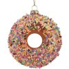 Clayre & Eef 6GL5254 Kerstornament Ø 10x4 cm