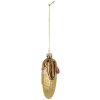 Clayre & Eef 6GL5259 Kersthangdecoratie Ø 4x10 cm goudkleurig