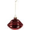 Clayre & Eef 6GL5261 Kersthangers Rood 8x4x7 cm