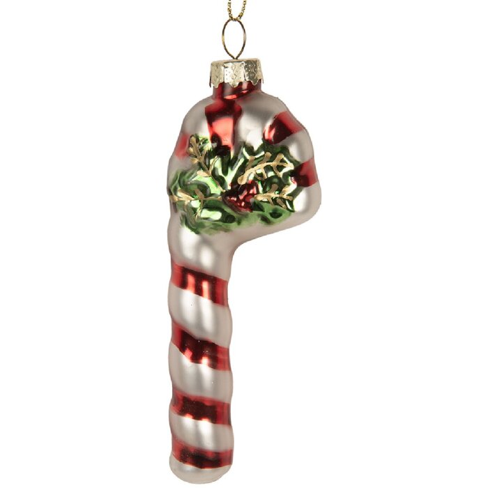 Clayre & Eef 6GL5264 Kerstornament 4x3x12 cm