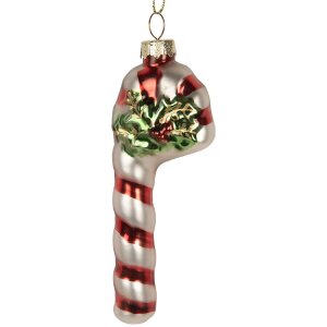 Clayre & Eef 6GL5264 Kerstornament 4x3x12 cm