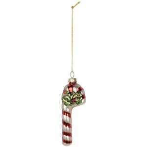 Clayre & Eef 6GL5264 Kerstornament 4x3x12 cm