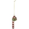 Clayre & Eef 6GL5264 Kerstornament 4x3x12 cm