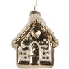 Clayre & Eef 6GL5268 Kerstornament 7x7x9 cm Goud