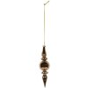 Clayre & Eef 6GL5271 Kerstbal Ø 5x19 cm Goudkleurig
