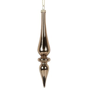 Clayre & Eef 6GL5272 Kerstbal Ø 3x18 cm Goud