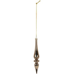 Clayre & Eef 6GL5272 Kerstbal Ø 3x18 cm Goud