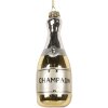 Clayre & Eef 6GL5278 Kerstornament Ø 5x14 cm Goud- & Zilverkleurig