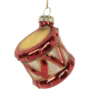 Clayre & Eef 6GL5279 Kerstornament Ø 4x5 cm...