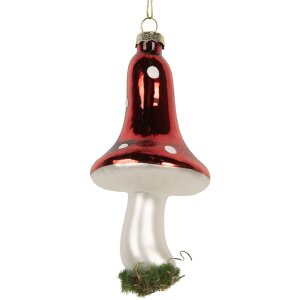 Clayre & Eef 6GL5287 Kersthangdecoratie Ø 6x12...
