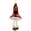 Clayre & Eef 6GL5287 Kersthangdecoratie Ø 6x12 cm Rood en Wit