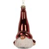 Clayre & Eef 6GL5293 Kerstornament 6x5x13 cm Rood en Wit