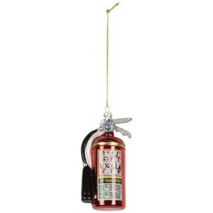 Clayre & Eef 6GL5294 Kerstornament 6x5x13 cm