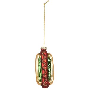 Clayre & Eef 6GL5297 Kerstornament 4x3x10 cm Goud en...