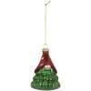 Clayre & Eef 6GL5298 Kerstornament Rood en Groen Ø 5x9 cm