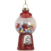 Clayre & Eef 6GL5303 Kersthangdecoratie Ø 5x9 cm Rood