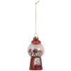 Clayre & Eef 6GL5303 Kersthangdecoratie Ø 5x9 cm Rood