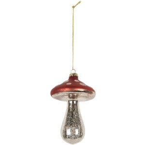 Clayre & Eef 6GL5314 Kerstornament Ø 9x13 cm...