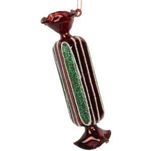 Clayre & Eef 6GL5320 Kerstornament Ø 4x15 cm
