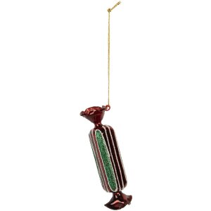 Clayre & Eef 6GL5320 Kerstornament Ø 4x15 cm