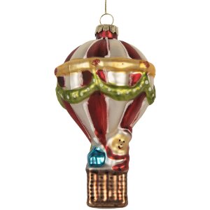 Clayre & Eef 6GL5323 Kerstornament Ø 8x14 cm...