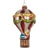 Clayre & Eef 6GL5323 Kerstornament Ø 8x14 cm Kleurrijk
