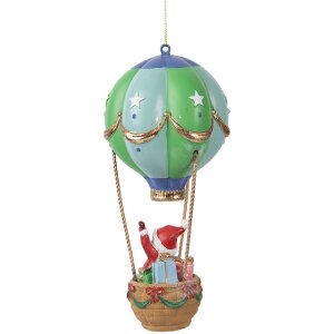 Clayre & Eef 6PR5613 Kerstman in heteluchtballon...