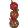 Clayre & Eef 6PR5617 Decoratie Kerstbal LED 14x14x40 cm