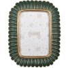 Clayre & Eef 2F1281 Fotolijst 17x21 cm Groen Goud 10x15 cm