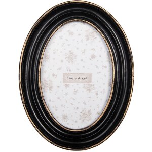 Clayre & Eef 2F1282 Fotolijst 15x20 cm Zwart met Goud