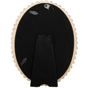Clayre & Eef 2F1288 Fotolijst 15x2x20 cm Goudkleurig Wit 10x15 cm