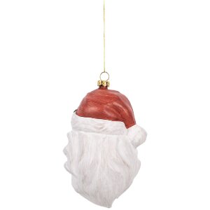 Clayre & Eef 66083 Decoratiehanger Kerstman 9x7x15 cm