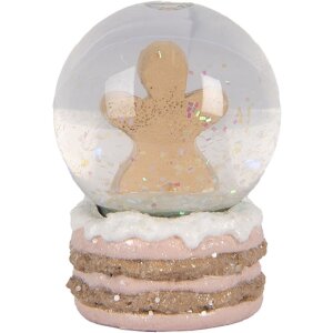 Clayre & Eef 66086 Sneeuwbol Ø 5x7 cm Kerstdecoratie