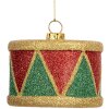Clayre & Eef 66088 Decoratie Hanger Trommel Ø 7x5 cm rood